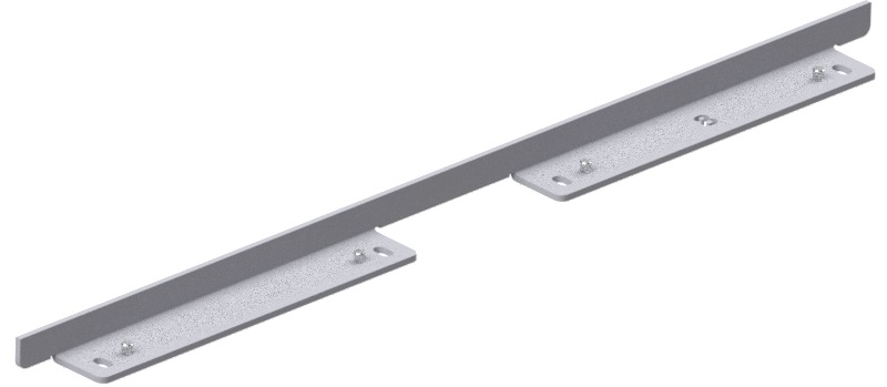 Produktbild UBK 401 089  -  Endstückkappe für Deckelzuschnitt zu Unterflur-Bodenkanal UBK 200, für 8mm Vertiefung